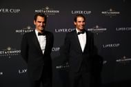 Roger Federer and Rafael Nadal at the 2019 Laver Cup